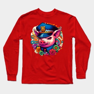 police pig Long Sleeve T-Shirt